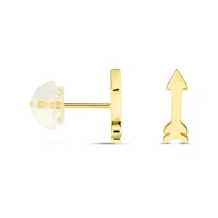 Boucles D'oreilles Puces Or Jaune Gnazi-Histoire d'Or