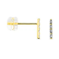 Boucles D'oreilles Puces Or Jaune Puces Judy Diamants-Histoire d'Or Outlet