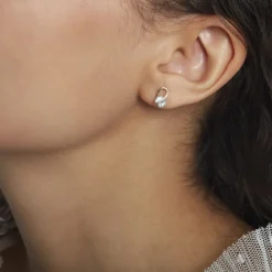 Histoire d'Or Boucles D'oreilles Puces Or Jaune Berecyntia Topaze