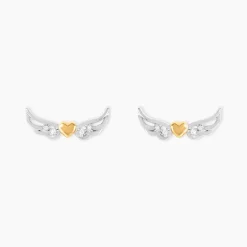 Histoire d'Or Boucles D'Oreilles Puces Or Jaune Oxyde De Zirconium