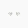Boucles D'oreilles Puces Or Jaune Ianuaria Cristal-Histoire d'Or Outlet