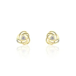 Boucles D'oreilles Puces Or Jaune Afua Diamants-Histoire d'Or Sale