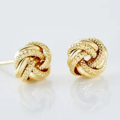Histoire d'Or Boucles D'oreilles Puces Or Jaune Campanula