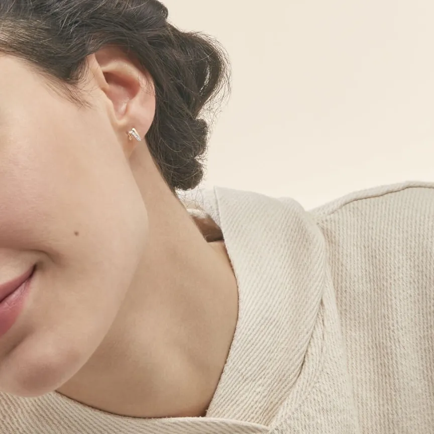 Boucles D'oreilles Puces Ouassima-Histoire d'Or Discount