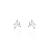 Histoire d'Or Boucles D'oreilles Puces Osie Argent Blanc