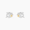 Histoire d'Or Boucles D'Oreilles Puces Or Jaune