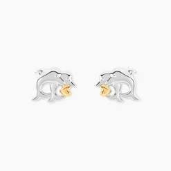 Histoire d'Or Boucles D'Oreilles Puces Or Jaune