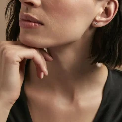 Histoire d'Or Boucles D'oreilles Puces Pepita De Zirconium