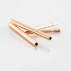 Histoire d'Or Boucles D'oreilles Puces Pink Or Rose