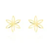 Boucles D'oreilles Puces Philine Fleur Or Jaune-Histoire d'Or