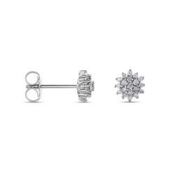 Boucles D'oreilles Puces Platine Alden Diamants-Histoire d'Or Best