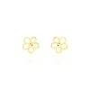 Histoire d'Or Boucles D'oreilles Puces Philine Fleur Or Jaune