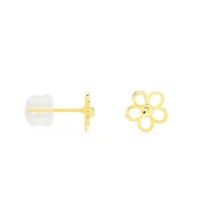 Histoire d'Or Boucles D'oreilles Puces Philine Fleur Or Jaune