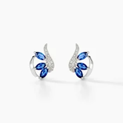 Boucles D'oreilles Puces Petale Et Diamant-Histoire d'Or Clearance