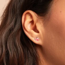 Histoire d'Or Boucles D'oreilles Puces Quinn Or Jaune