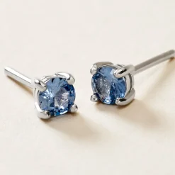 Histoire d'Or Boucles D'oreilles Puces Rio Argent Blanc Oxyde