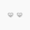 Boucles D'oreilles Puces Rizlene Argent Blanc Oxyde De Zirconium-Histoire d'Or Outlet