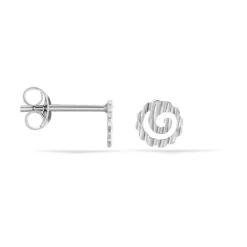 Boucles D'oreilles Puces Selima Argent Blanc-Histoire d'Or Sale