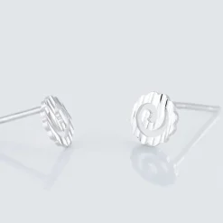 Boucles D'oreilles Puces Selima Argent Blanc-Histoire d'Or Sale