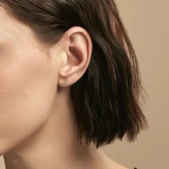 Boucles D'oreilles Puces Serafino Or Jaune-Histoire d'Or Outlet