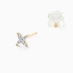 Boucles D'oreilles Puces Starlight Or Jaune Diamant-Histoire d'Or Clearance
