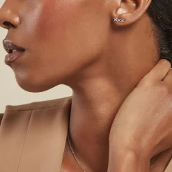 Histoire d'Or Boucles D'oreilles Puces Starlight Or Jaune Diamant