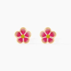 Boucles D'oreilles Puces Syna Fleur Or Jaune-Histoire d'Or Online