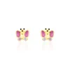 Histoire d'Or Boucles D'oreilles Puces Sienna Papillon Or Jaune