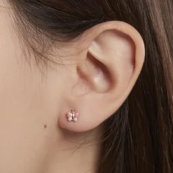 Histoire d'Or Boucles D'oreilles Puces Sienna Papillon Or Jaune