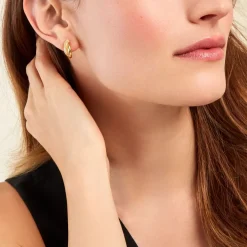 Boucles D'oreilles Puces Sawney Or Jaune-Histoire d'Or New