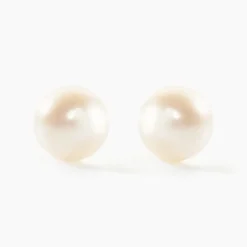 Histoire d'Or Boucles D'oreilles Puces Suki Or Jaune Perle De Culture