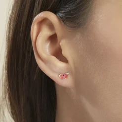 Boucles D'oreilles Puces Sulivia Papillon Or Jaune-Histoire d'Or Best