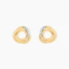 Histoire d'Or Boucles D'oreilles Puces Syrena Or Jaune Diamant