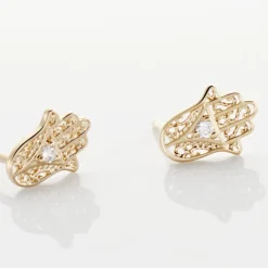 Boucles D'oreilles Puces Stijn Oxydes De Zirconium-Histoire d'Or Sale