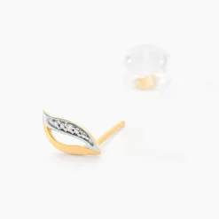 Histoire d'Or Boucles D'oreilles Puces Smeralda