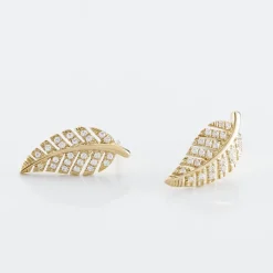 Boucles D'oreilles Puces Tourkia Or Jaune Oxyde De Zirconium-Histoire d'Or Sale