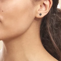 Histoire d'Or Boucles D'oreilles Puces Teani Or Blanc Diamant