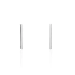 Histoire d'Or Boucles D'oreilles Puces Tullia Argent Blanc