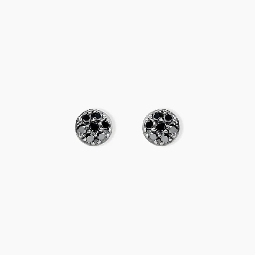 Boucles D'oreilles Puces Teani Or Blanc Diamant-Histoire d'Or
