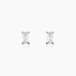 Histoire d'Or Boucles D'oreilles Puces Udia Argent Blanc Oxyde De Zirconium