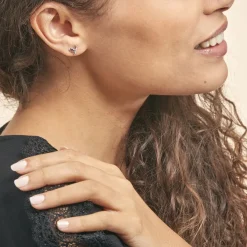 Histoire d'Or Boucles D'oreilles Puces Volute