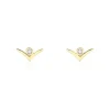 Boucles D'oreilles Puces Volia Or Jaune Diamant-Histoire d'Or Hot