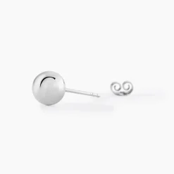 Histoire d'Or Boucles D'oreilles Puces Virgie Argent Blanc