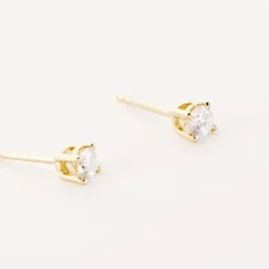 Boucles D'oreilles Puces Victoria Or Jaune Diamant-Histoire d'Or Online