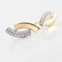 Histoire d'Or Boucles D'oreilles Puces Vero Or Jaune Oxyde De Zirconium