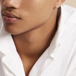 Boucles D'oreilles Puces Victoria Or Blanc Diamant-Histoire d'Or Online