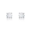 Histoire d'Or Boucles D'oreilles Puces Victoria Or Blanc Diamant
