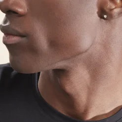 Histoire d'Or Boucles D'oreilles Puces Victoria Platine Blanc Diamant