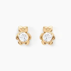 Histoire d'Or Boucles D'oreilles Puces Winny Or Jaune Oxyde De Zirconium