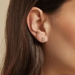 Histoire d'Or Boucles D'oreilles Puces Winny Or Jaune Oxyde De Zirconium